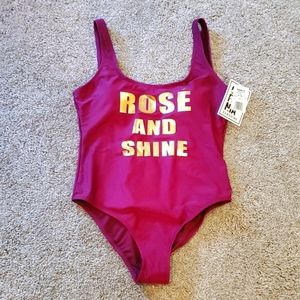 Magenta One-Piece Swimsuit NWT